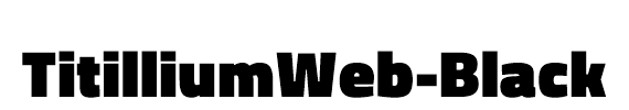 TitilliumWeb-Black
