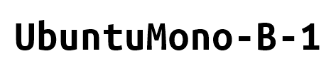 UbuntuMono-B-1