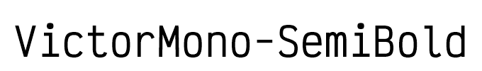 VictorMono-SemiBold