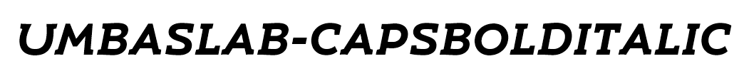 umbaslab-capsbolditalic