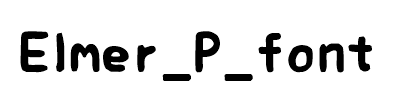 ElmerPfont