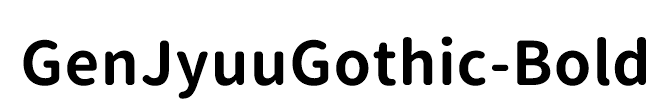 GenJyuuGothic-Bold