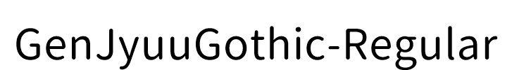 GenJyuuGothic-Regular
