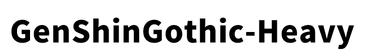 GenShinGothic-Heavy