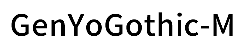 GenYoGothic-M