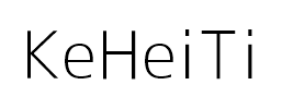 KeHeiTi