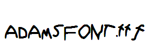 ADAMSFONT