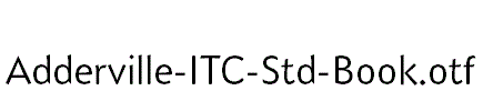 Adderville-ITC-Std-Book