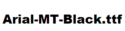 Arial-MT-Black