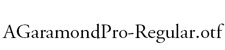 AGaramondPro-Regular