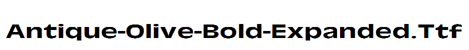 Antique-Olive-Bold-Expanded