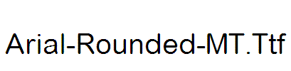 Arial-Rounded-MT