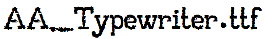 AA_Typewriter
