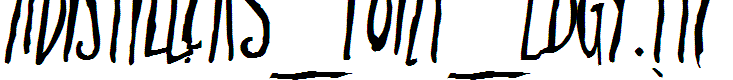 ADIstiLleRS_Font_Edgy