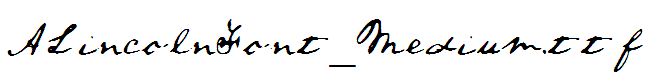 ALincolnFont_Medium