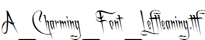 A_Charming_Font_Leftleaning