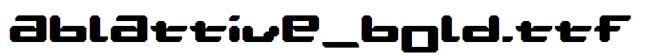 Ablattive_Bold