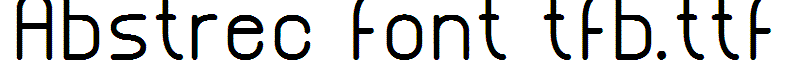 Abstrec_font_tfb