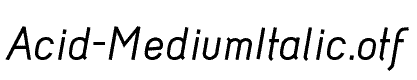 Acid-MediumItalic