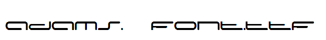 Adams_Font