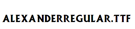 AlexanderRegular