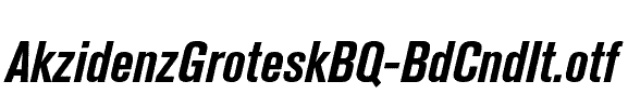 AkzidenzGroteskBQ-BdCndIt