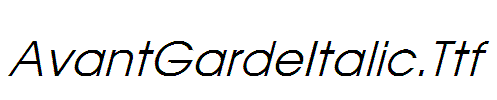 AvantGardeItalic