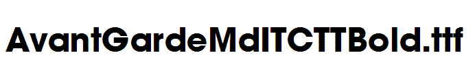 AvantGardeMdITCTTBold