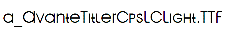 a_AvanteTitlerCpsLCLight