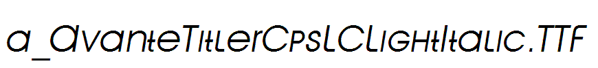 a_AvanteTitlerCpsLCLightItalic