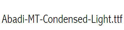 Abadi-MT-Condensed-Light