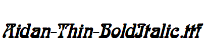 Aidan-Thin-BoldItalic
