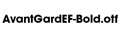 AvantGardEF-Bold
