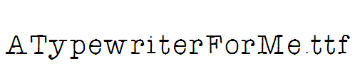 ATypewriterForMe