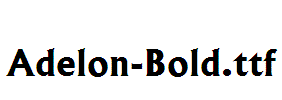 Adelon-Bold