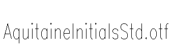 AquitaineInitialsStd