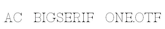 AC_BigSerif_One