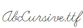 AbcCursive