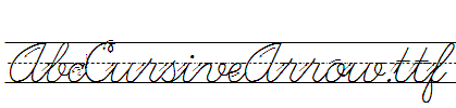 AbcCursiveArrow