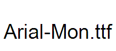 Arial-Mon