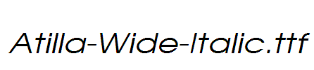 Atilla-Wide-Italic