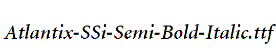 Atlantix-SSi-Semi-Bold-Italic