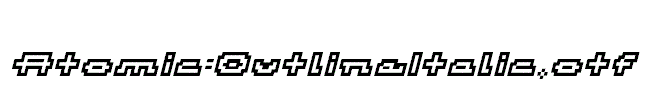 Atomic-OutlineItalic