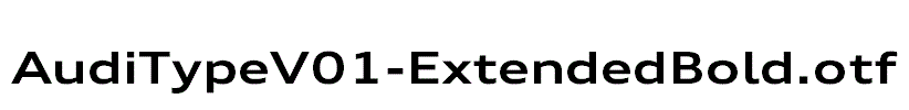 AudiTypeV01-ExtendedBold