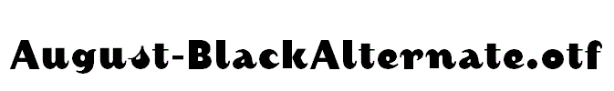 August-BlackAlternate