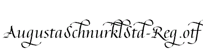 AugustaSchnurklStd-Reg