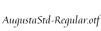 AugustaStd-Regular