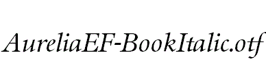 AureliaEF-BookItalic