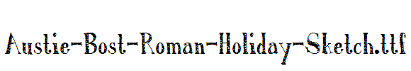 Austie-Bost-Roman-Holiday-Sketch