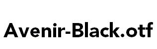 Avenir-Black